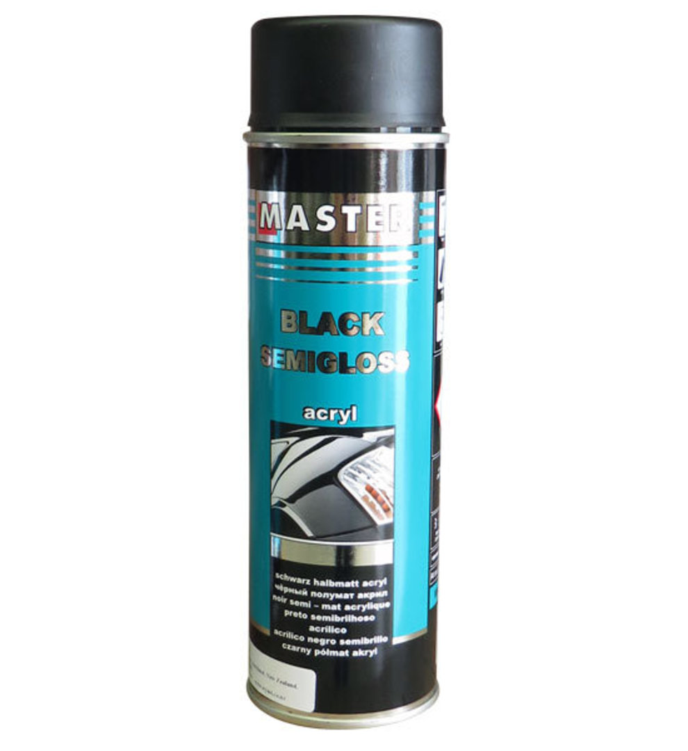 Troton Master Acrylic Black Semi Gloss Spray 500ml image 0