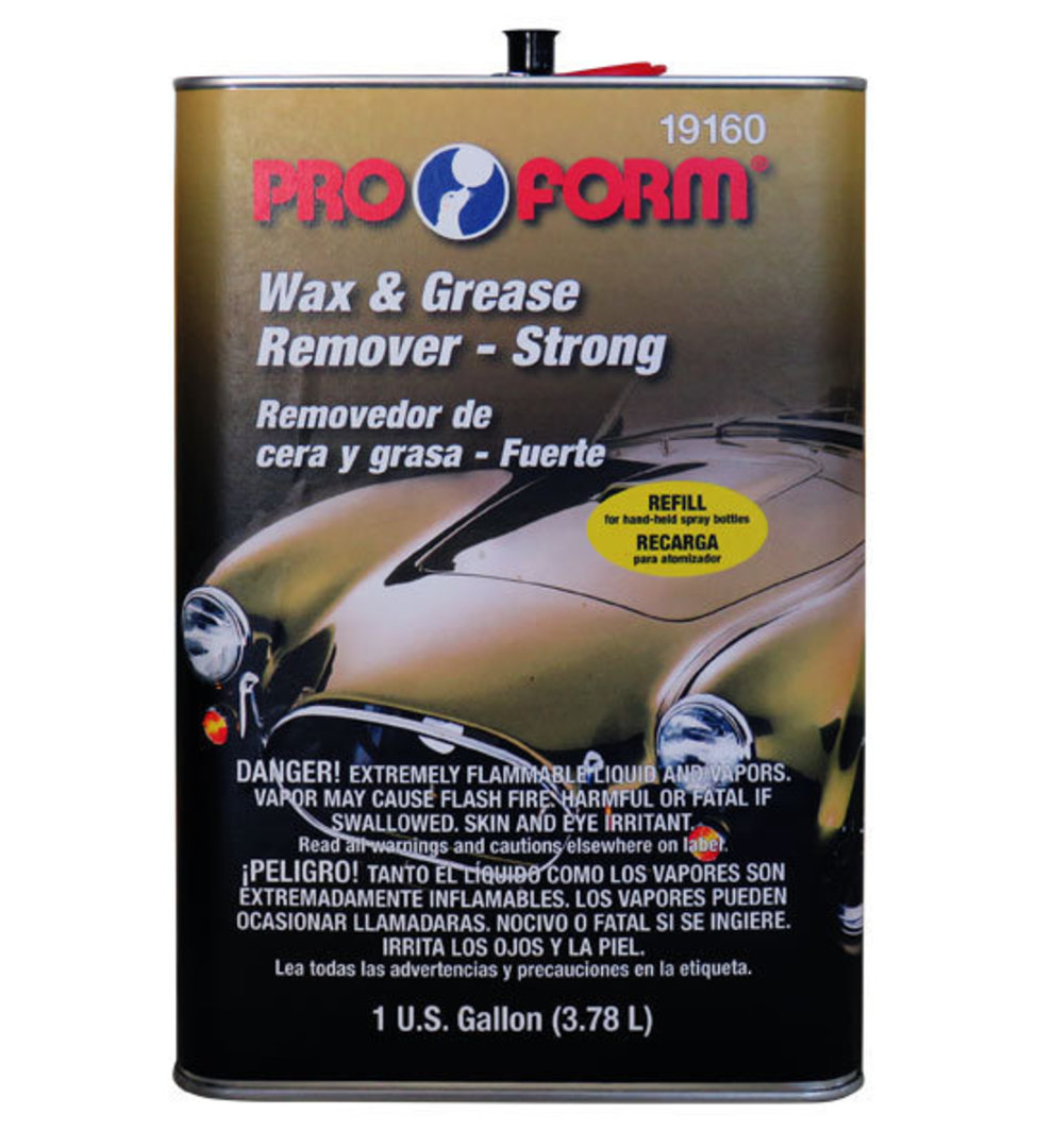 Pro Form Wax and Grease Remover Strong 3.78L image 0