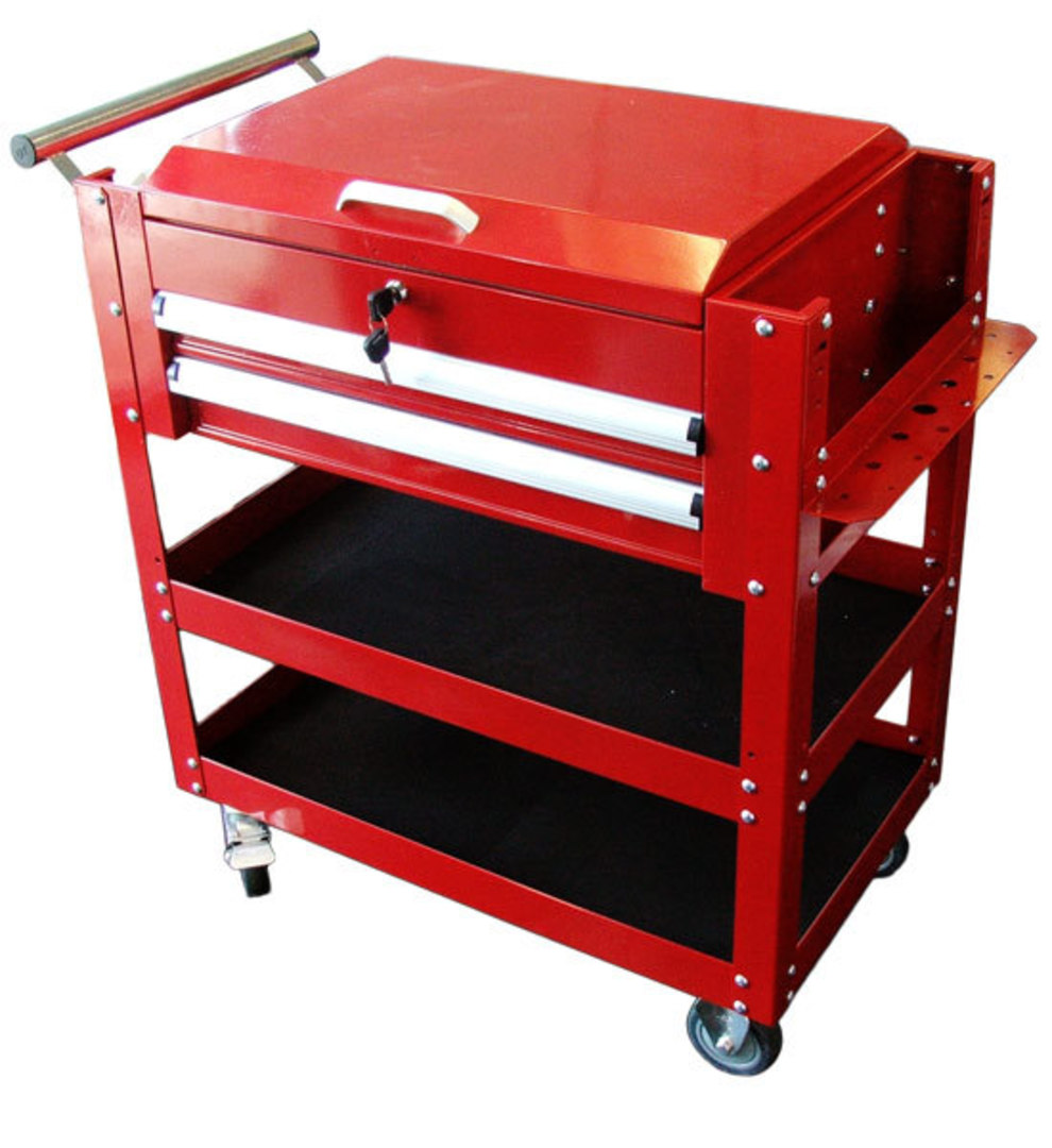 Tool Cart with Two Drawers image 0