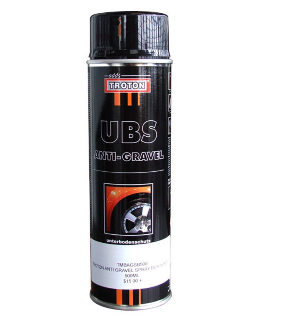 Adds Troton UBS Anti-Gravel Spray Black 500ml image 0