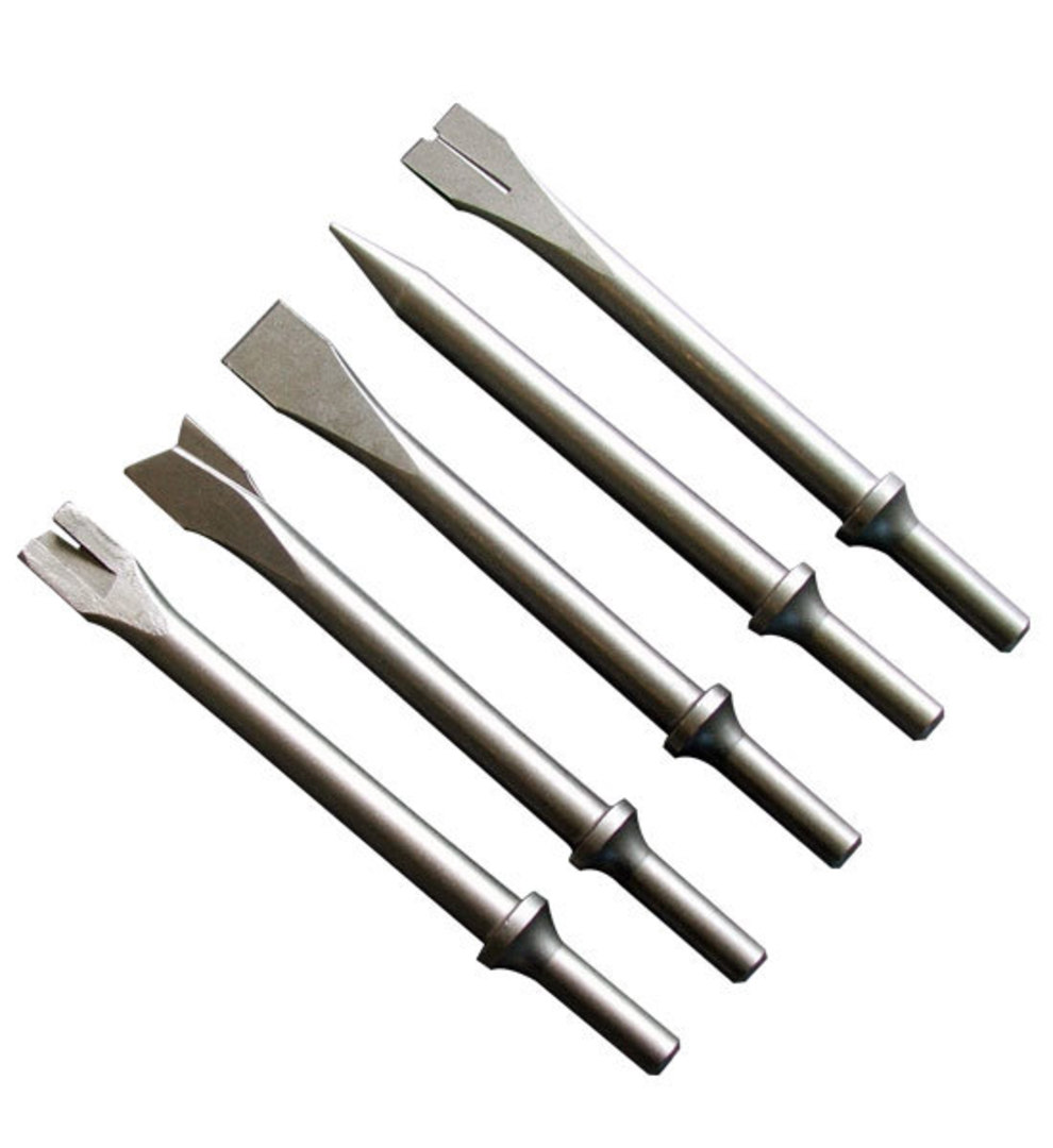 Assorted Air Hammer Chisels Pack of 5 image 0