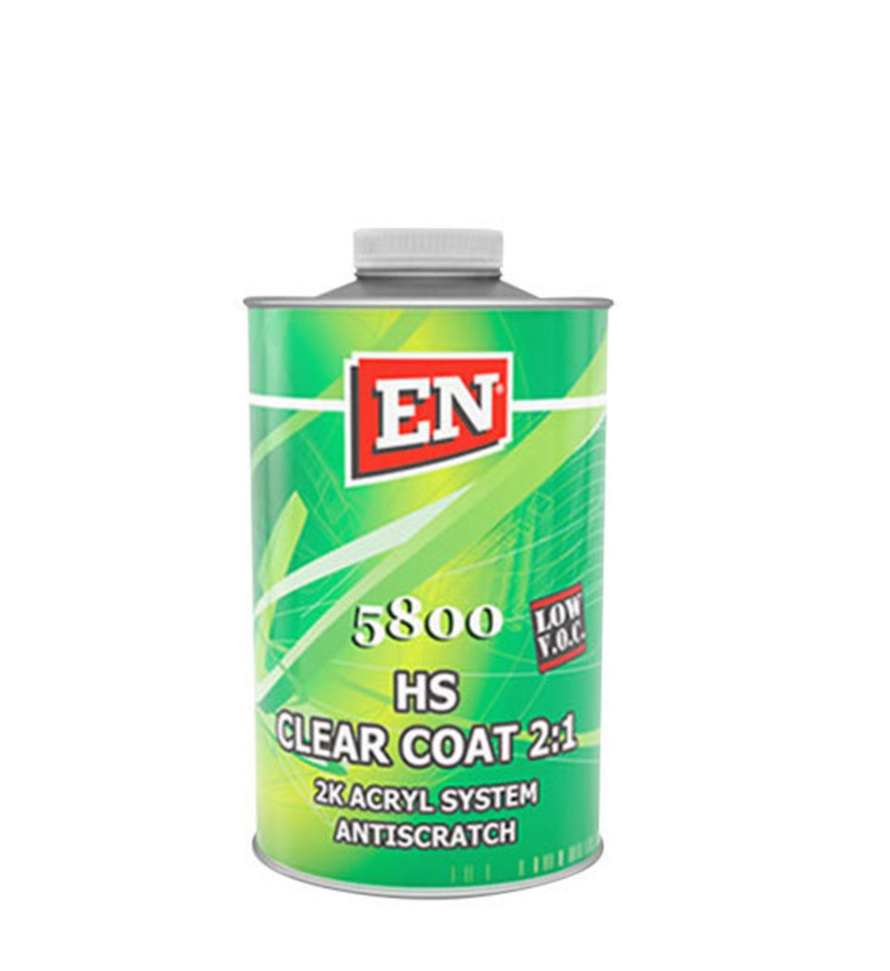 EN Chemicals 5800 2:1 HS Anti-Scratch Acrylic Clearcoat 1 Litre image 0