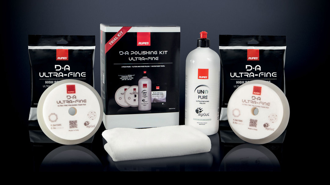 Rupes D-A ULTRA-FINE Trial Kit with 180mm Polishing Pads image 0