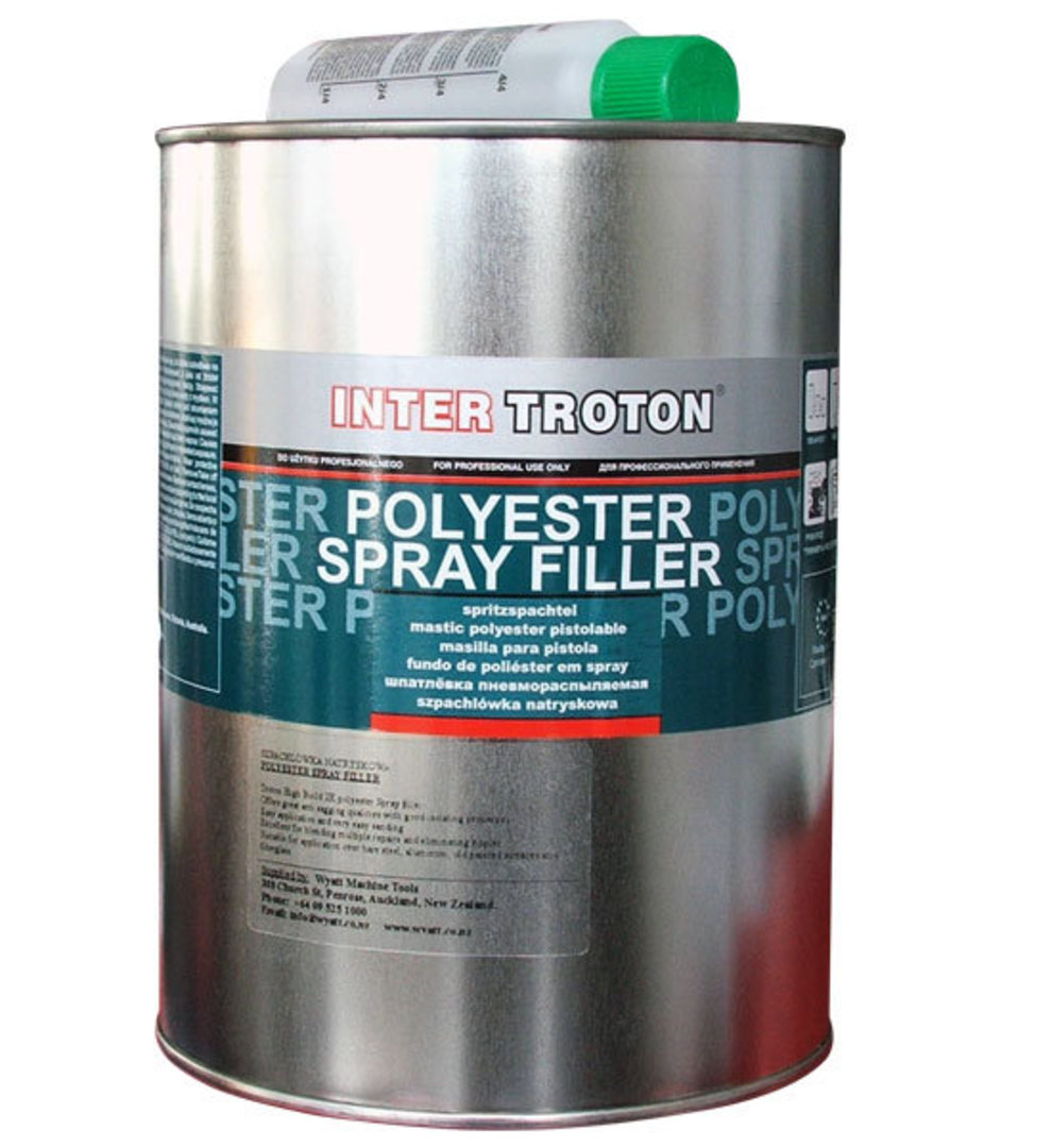 Inter Troton 2K Polyester Spray Filler 3Kg image 0