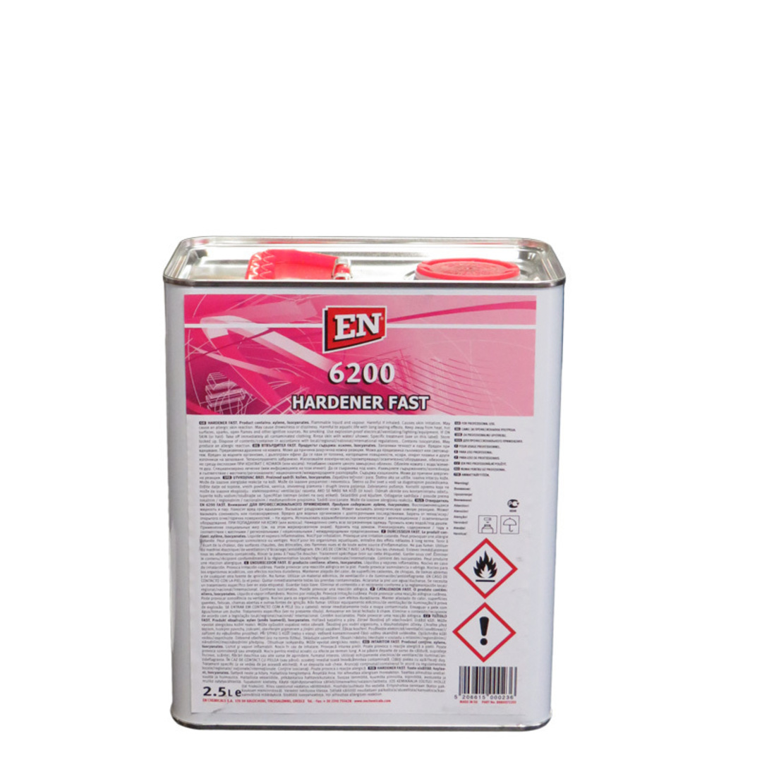 EN Chemicals 6200 1:2 Fast Hardener 2.5 Litre image 0