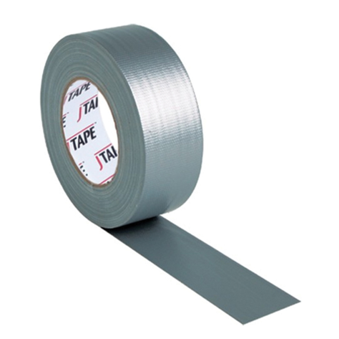 J Tape Silver Cloth Tape 50m Roll image 0