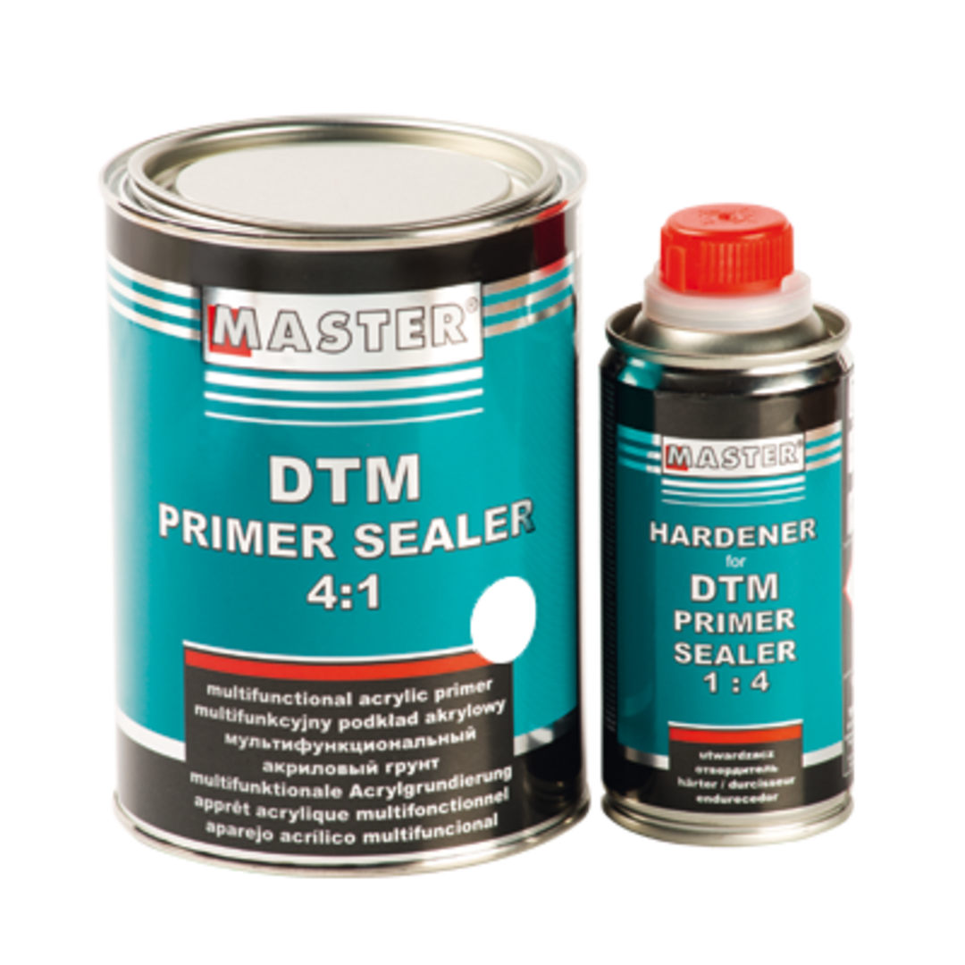 Troton Master 2K Direct to Metal Primer Sealer  4:1 White 0,8L and Hardener 0,2L image 0