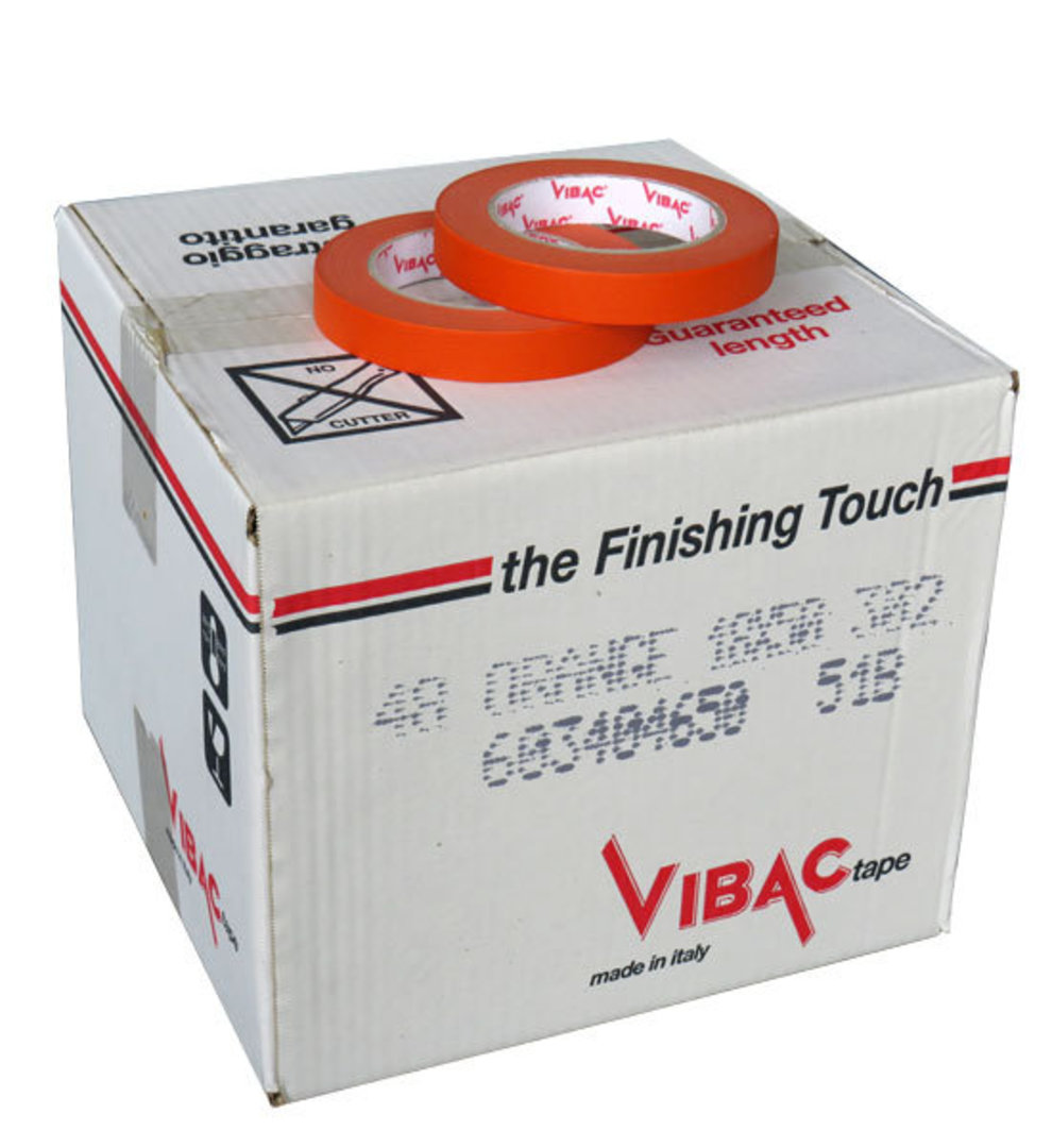 Vibac 302 Orange Automotive Masking Tape 18mm image 0