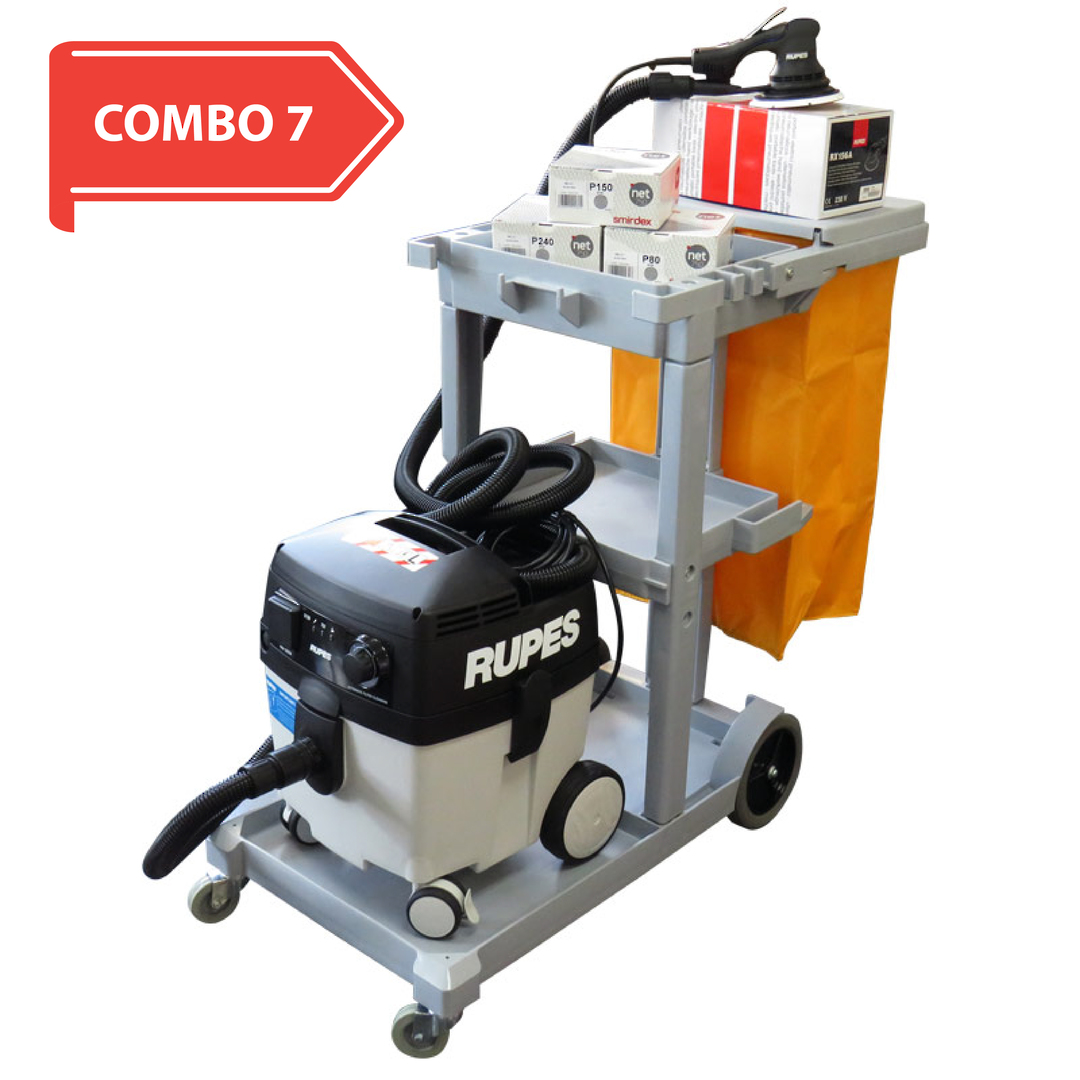 RUPES Smart Repair 'Skorpio E' Compact Dustless Sanding System Combo RUS130EL COMBO 7 image 0