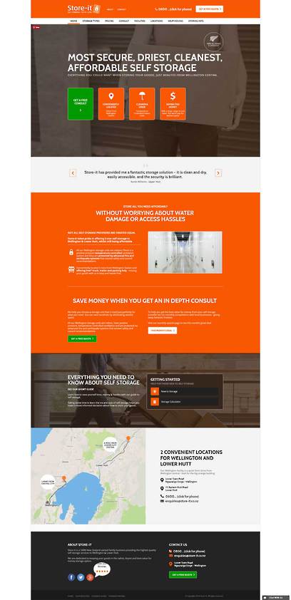 Storeit Website Design by Zeald