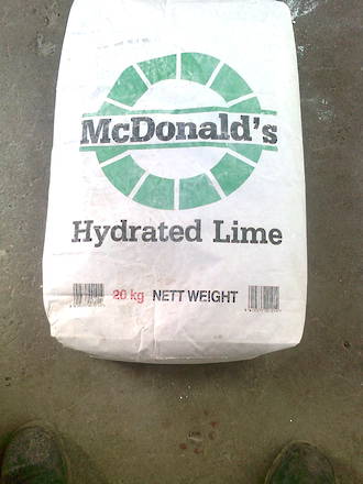 Hydrated Lime - 20kg bag (In Store or Click and Collect)