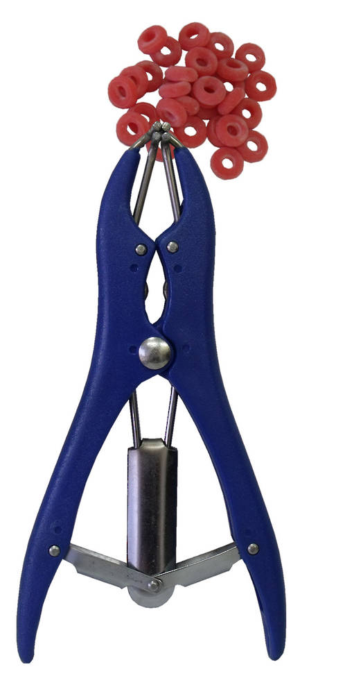 Plastic Castration Ring Pliers Kit with 30 rings