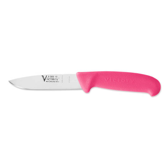 Drop Point Knife 10cm Pink