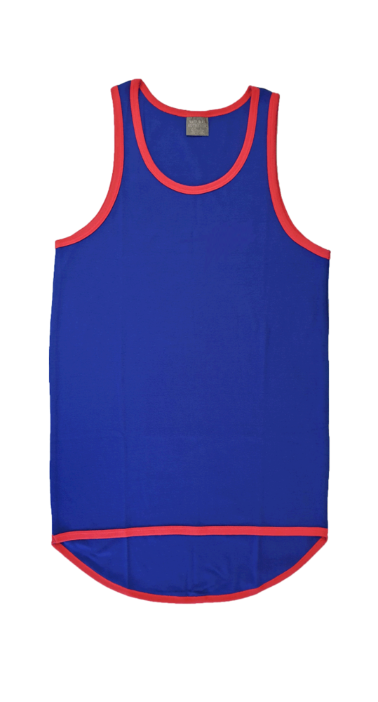 Plain Long Tail Singlet           (limited stock)