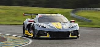 A Corvette on the track