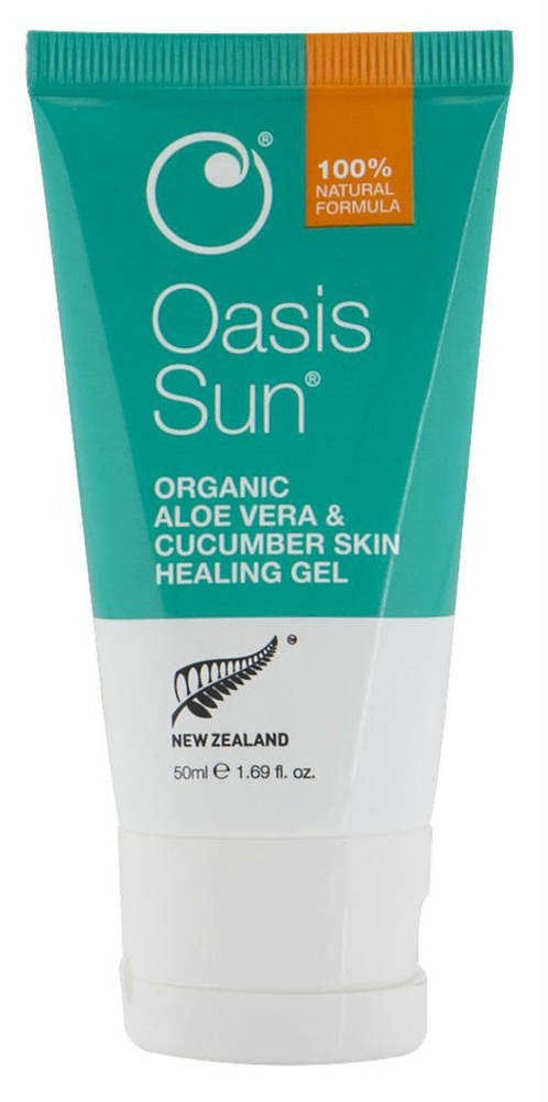 Oasis Sun Organic Aloe Vera & Cucumber Skin Healing Gel