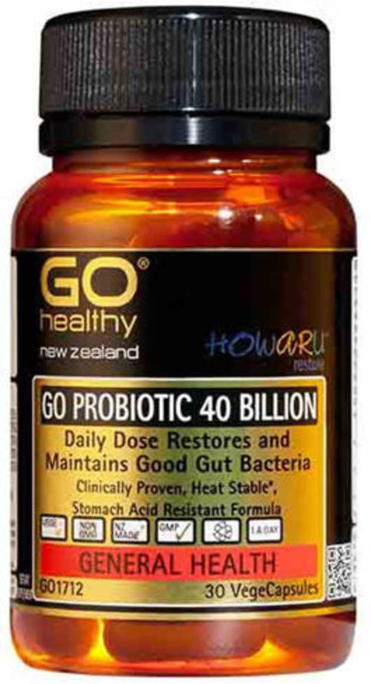 Go Probiotic 40 Billion 30 Delayed Release VegeCapsules