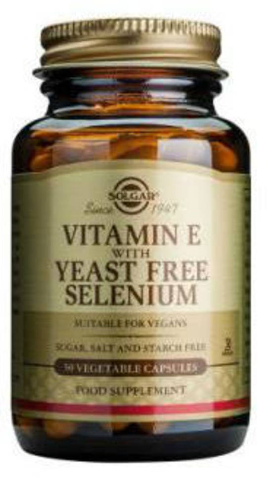 Solgar Vitamin E with Yeast Free Selenium 50