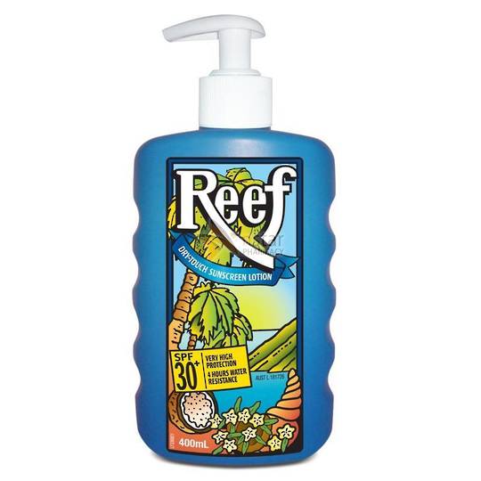 Reef Dry-Touch Sunscreen Lotion SPF30+ 400ml Pump