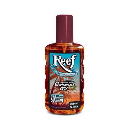 Reef Moisturising Sunscreen Tan Oil 220ml Spray