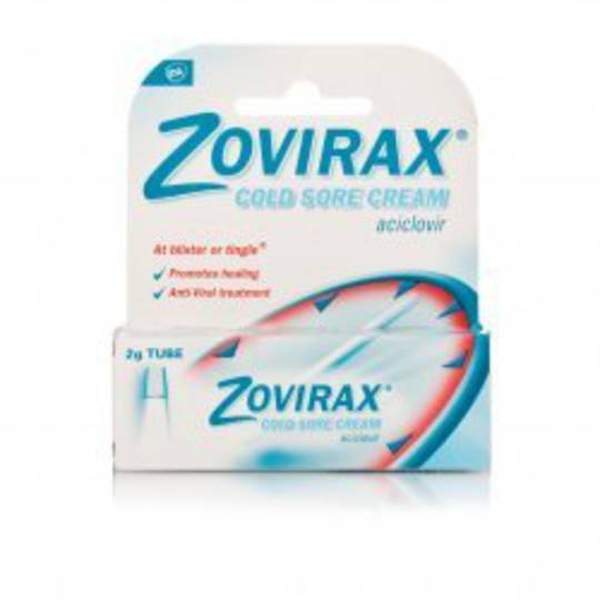 Zovirax 5% Cold Sore Cream (Tube Pack) 2g
