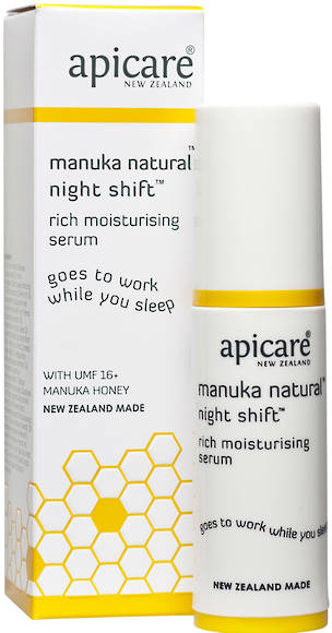 Apicare Manuka Natural Night Shift Serum 30g