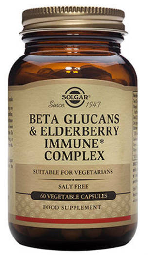 Solgar Beta Glucans & Elderberry Immune Complex 60s