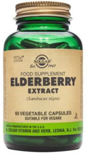 Solgar Elderberry Extract 60 Vegicaps