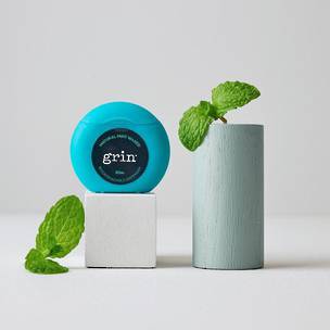 Grin Natural Mint Waxed Dental Floss 30m