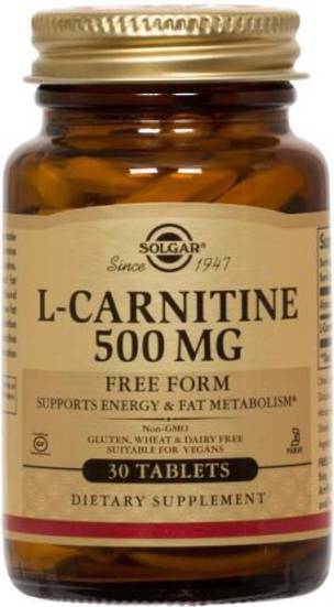 Solgar L-Carnitine 500mg 30 Tablets