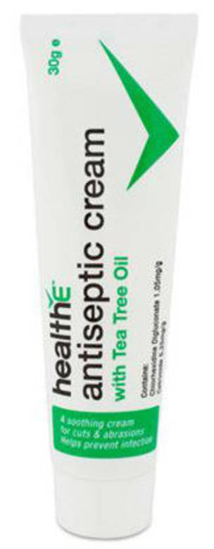 healthE Antiseptic Cream with Tea Tree Oil 30g