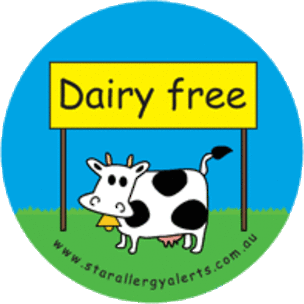 Dairy Free Sticker Pack