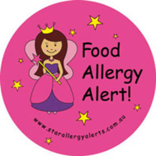 Food Allergy Alert! Pink Fairy Sticker Pack