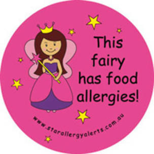 This fairy has Food Allergies! Badge Pack