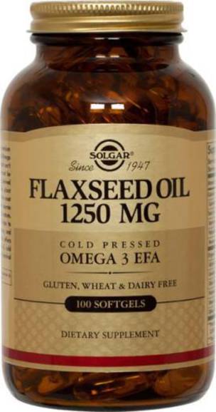 Solgar Flaxseed Oil 1250mg 100s