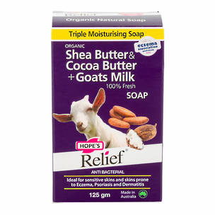 Hopes Relief Shea Butter & Cocoa Butter plus Goats Milk 125gm