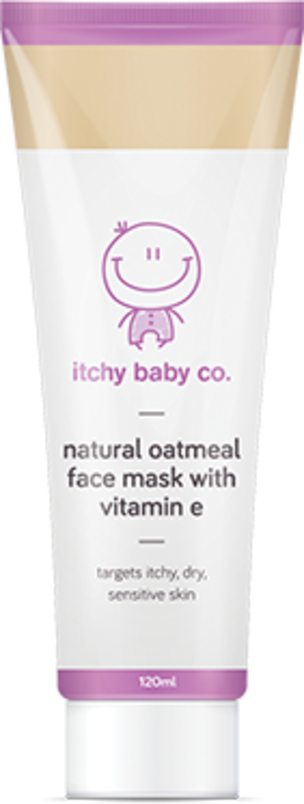 Itchy Baby Co. Natural Oatmeal Face Mask with Vitamin E 120ml