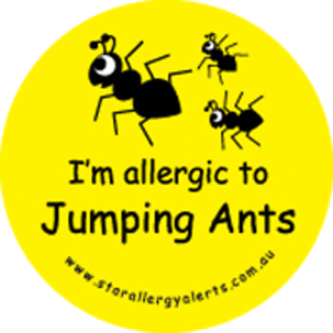 I'm Allergic to Jumping Ants Badge Pack