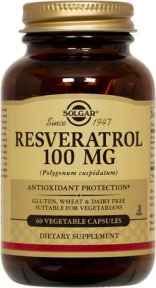 Solgar Resveratrol 100mg 60 Capsules