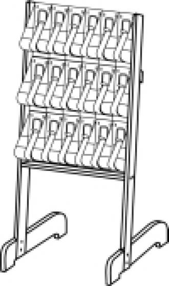 Stand-Tall Literature Rack 18x DLE Easel