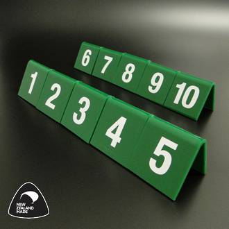 Green Table Numbers 1-10