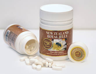 New Zealand Royal Jelly Chewable Tablets 60 x 1000 mg