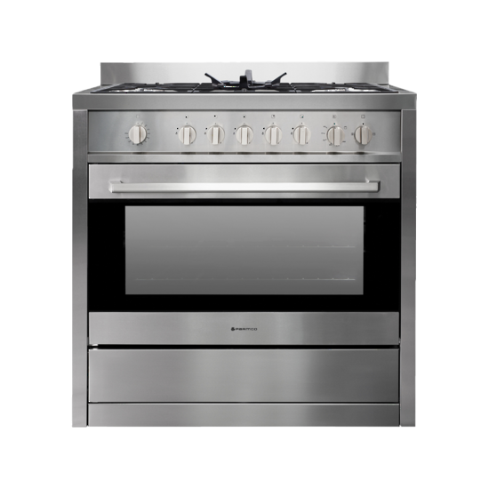 PARMCO 90CM FULL GAS STAINLESS STEEL FREESTANDING OVEN