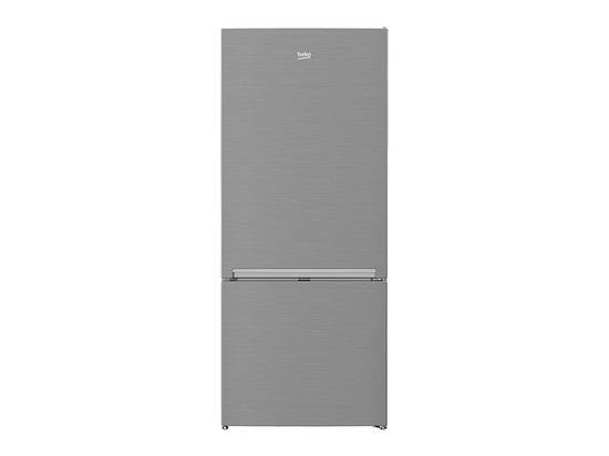 BEKO 450L FINGERPRINT FREE STAINLESS STEEL BOTTOM MOUNT FRIDGE/FREEZER