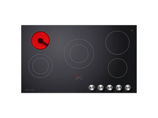 FISHER & PAYKEL 90CM BLACK ELECTRIC COOKTOP