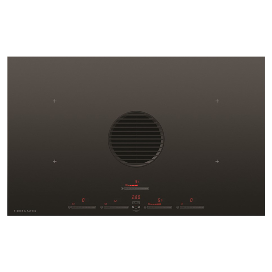 FISHER & PAYKEL 83CM 4 ZONE INDUCTION COOKTOP WITH INTEGRATED VENTILATION