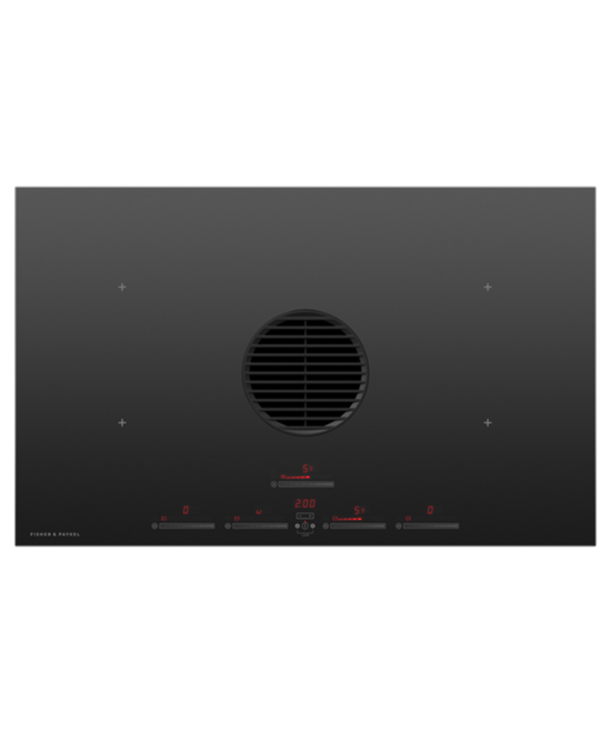 FISHER & PAYKEL 83CM 4 ZONE INDUCTION COOKTOP WITH INTEGRATED VENTILATION