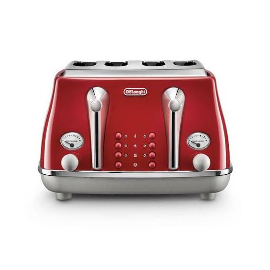 delonghi icona capitals tokyo red toaster