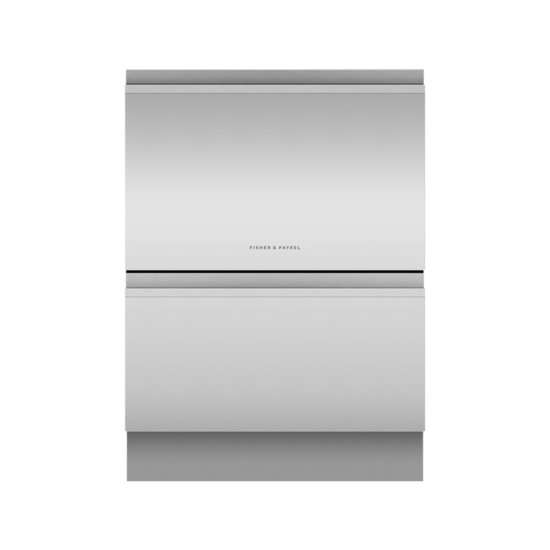 FISHER & PAYKEL BUILT-UNDER DOUBLE  STAINLESS STEEL DISHDRAWER DISHWASHER