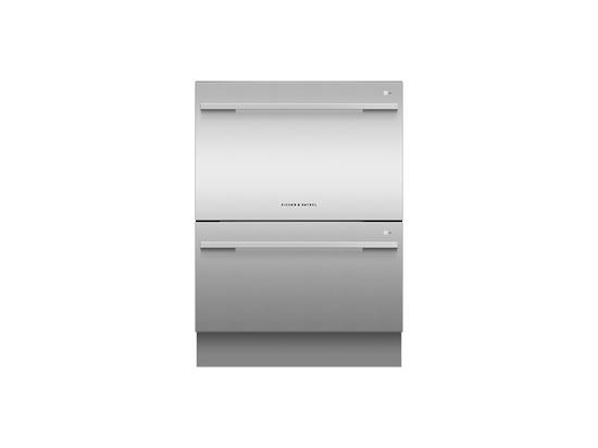 FISHER & PAYKELSTAINLESS STEEL SANITISE DOUBLE DISHDRAWER